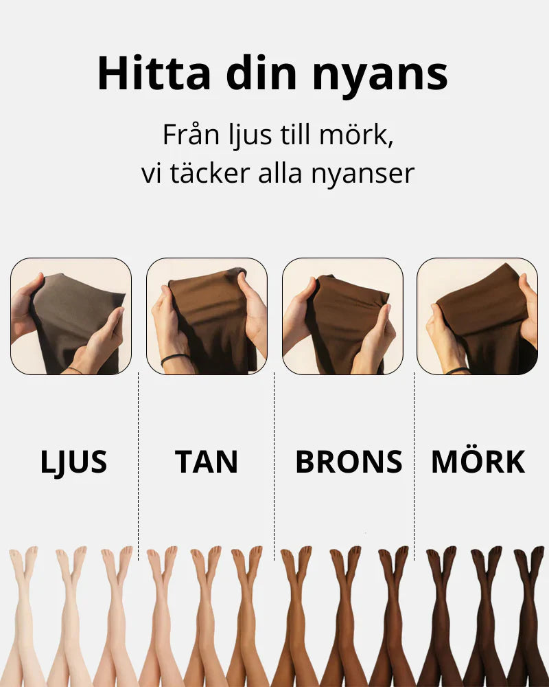 Lämmin ja Mukava – Tyylikkäät sukkahousut, joissa on Tummy Control